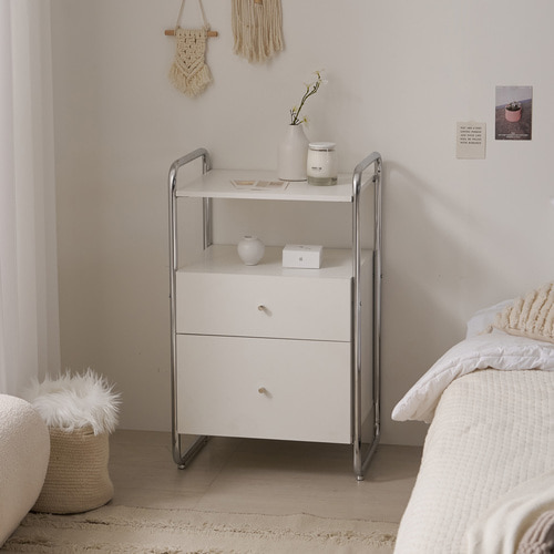 루스 크롬 높은 콘솔 화장대 협탁 CNM239C